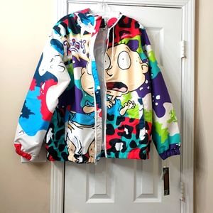 Members Only Nickelodeon Hoodie Jacket Sz-L